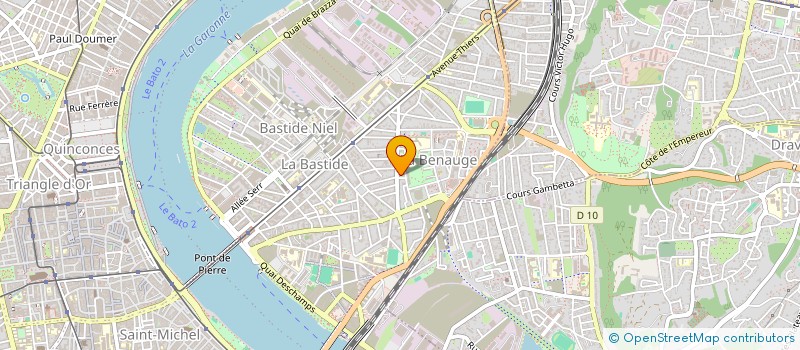 localisation de l'entreprise ASSOCIATION SPORTIVE COLLEGE JACQUES ELLUL BORDEAUX  BORDEAUX