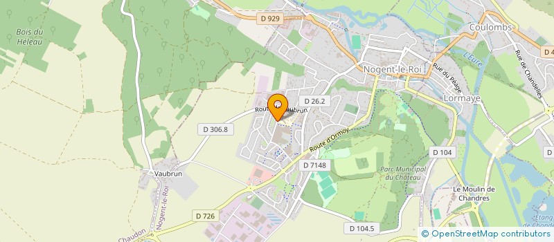 localisation de l'entreprise ASSOCIATION SPORTIVE COLLEGE JEAN MOULIN à NOGENT LE ROI