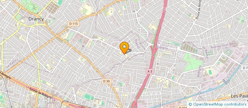 localisation de l'entreprise ASSOCIATION SPORTIVE COLLEGE JORISSEN DRANCY  DRANCY