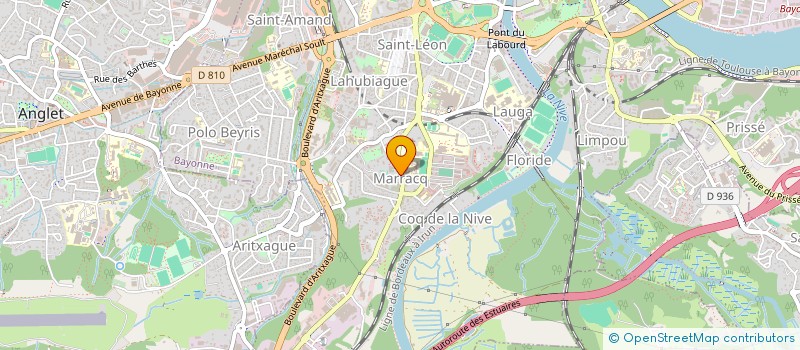 localisation de l'entreprise ASSOCIATION SPORTIVE COLLEGE LARGENTE à BAYONNE