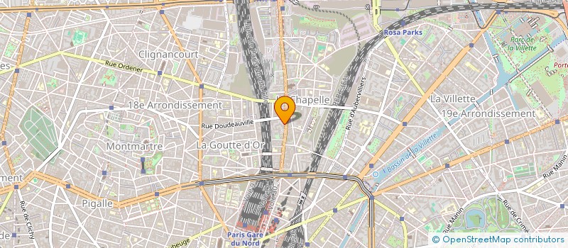 localisation de l'entreprise ASSOCIATION SPORTIVE COLLEGE MARX DORMOY  PARIS