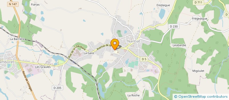 localisation de l'entreprise ASSOCIATION SPORTIVE COLLEGE MARYSE BASTIE  NANTIAT