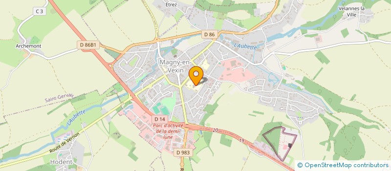 localisation de l'entreprise ASSOCIATION SPORTIVE COLLEGE MONET à MAGNY-EN-VEXIN