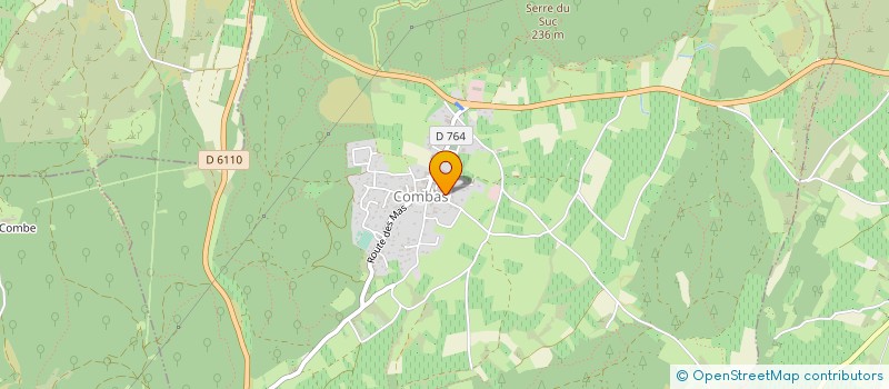 localisation de l'entreprise ASSOCIATION SPORTIVE COMBASSOLE (ASC)  COMBAS