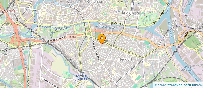 localisation de l'entreprise ASSOCIATION SPORTIVE CORONA à STRASBOURG