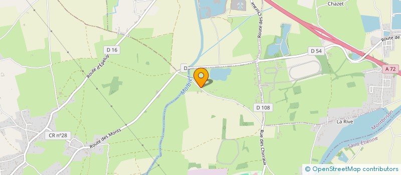 localisation de l'entreprise ASSOCIATION SPORTIVE CSO MARGOT  SAINT-CYPRIEN