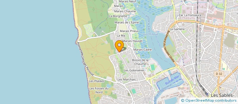 localisation de l'entreprise ASSOCIATION SPORTIVE CULTURELLE à LES SABLES D'OLONNE