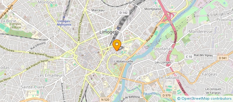 localisation de l'entreprise ASSOCIATION SPORTIVE CULTURELLE ET D ENTRAIDE DE L ECOLOGIE DE LA HAUTE VIENNE à LIMOGES