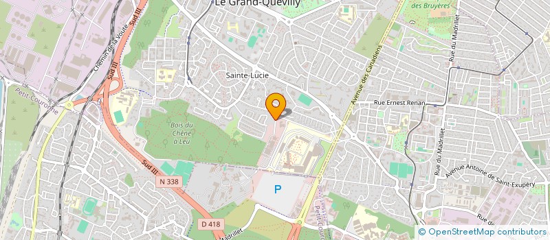 localisation de l'entreprise ASSOCIATION SPORTIVE CULTURELLE ET D'ENTRAIDE DE LA SEINE-MARITIME AU CEREMA à LE GRAND-QUEVILLY