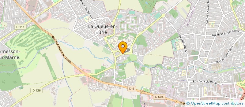 localisation de l'entreprise ASSOCIATION SPORTIVE, CULTURELLE ET D ENTRAIDE DES MURETS à LA QUEUE-EN-BRIE