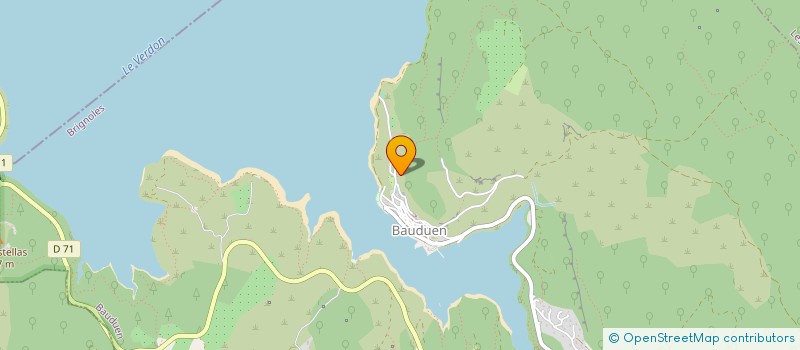localisation de l'entreprise ASSOCIATION SPORTIVE - CULTURELLE ET DES LOISIRS DES SALLES SUR VERDON à LES SALLES-SUR-VERDON