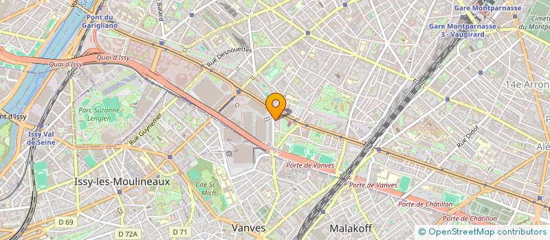 localisation de l'entreprise ASSOCIATION SPORTIVE CULTURELLE ET ENTRAIDE DE L EQUIPEMENT 75  PARIS