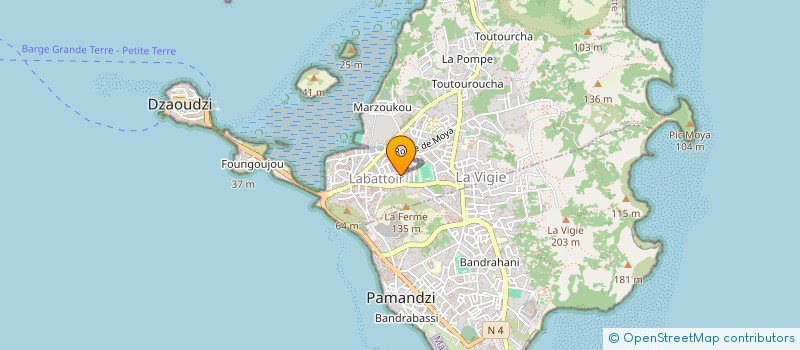 localisation de l'entreprise ASSOCIATION SPORTIVE, CULTURELLE ET HUMANITAIRE à DZAOUDZI