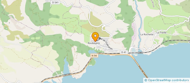 localisation de l'entreprise ASSOCIATION SPORTIVE CULTURELLE JEAN CLUZEL  SAVINES-LE-LAC