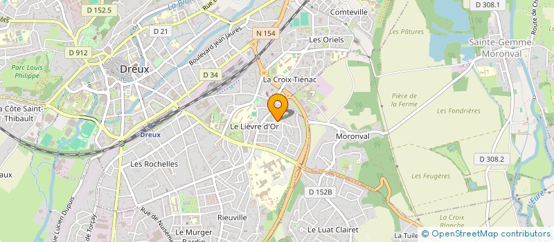 localisation de l'entreprise ASSOCIATION SPORTIVE CULTURELLE JEAN ZAY à DREUX