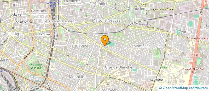 localisation de l'entreprise ASSOCIATION SPORTIVE CULTURELLE JULES VERNE  LYON