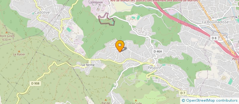 localisation de l'entreprise ASSOCIATION SPORTIVE CULTURELLE PEYPIN  PEYPIN