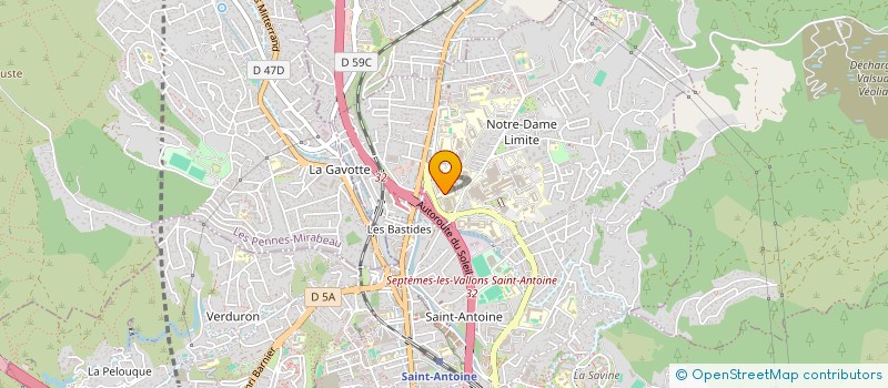 localisation de l'entreprise ASSOCIATION SPORTIVE CULTURELLE SOCIALE ET HANDICAP à MARSEILLE
