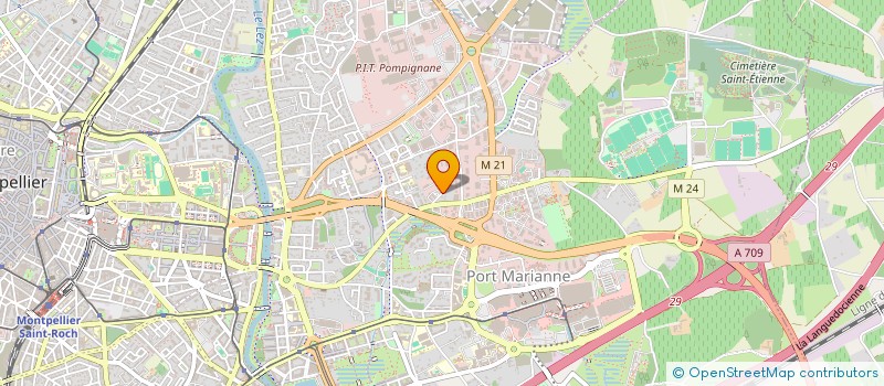 localisation de l'entreprise ASSOCIATION SPORTIVE CULTURELLEET D ENTRAIDE DU DEPARTEMENT DE L'HERAULT à MONTPELLIER