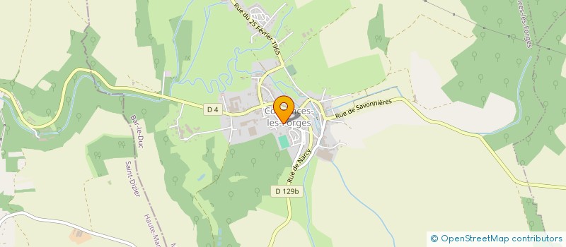 localisation de l'entreprise ASSOCIATION SPORTIVE CYCLO COUSANCES à COUSANCES-LES-FORGES