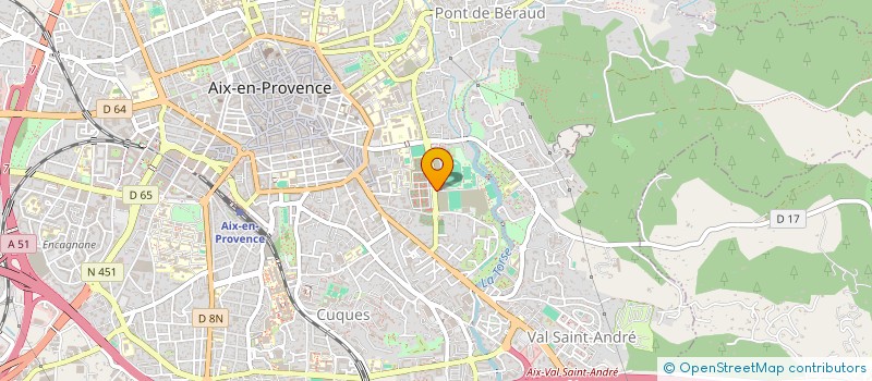 localisation de l'entreprise ASSOCIATION SPORTIVE D'AIX-EN-PROVENCE à AIX-EN-PROVENCE
