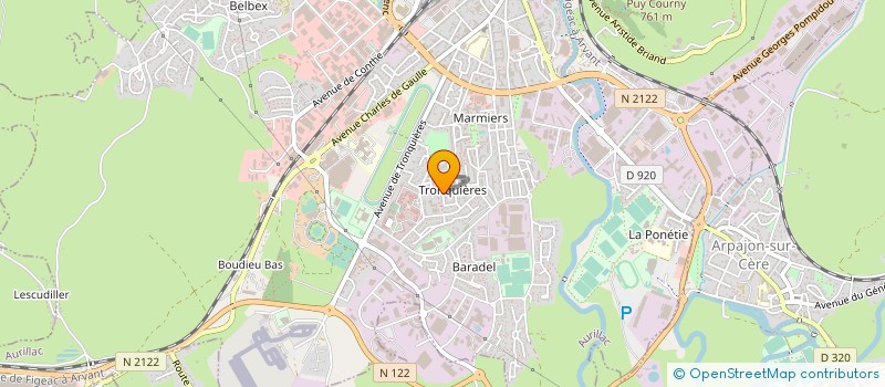 localisation de l'entreprise ASSOCIATION SPORTIVE D ESPINAT à YTRAC