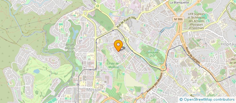 localisation de l'entreprise ASSOCIATION SPORTIVE D'ETABLISSEMENT D'ENSEIGNEMENT DU SECOND DEGRE AFFILEE A L'UNION NATIONALE DU SPORT SCOLAIRE à MONTPELLIER