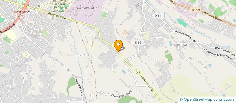 localisation de l'entreprise ASSOCIATION SPORTIVE D'IMT MINES ALBI à ALBI