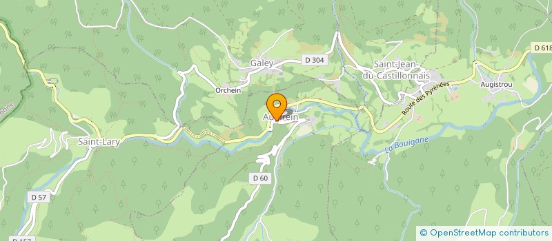 localisation de l'entreprise ASSOCIATION SPORTIVE D'ORGIBET à ORGIBET