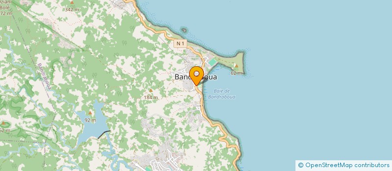 localisation de l'entreprise ASSOCIATION SPORTIVE DE BANDRABOUA à BANDRABOUA