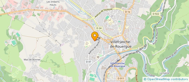 localisation de l'entreprise ASSOCIATION SPORTIVE DE BEAUREGARD  VILLEFRANCHE-DE-ROUERGUE