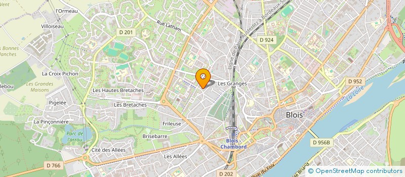 localisation de l'entreprise ASSOCIATION SPORTIVE DE BLOIS  BLOIS