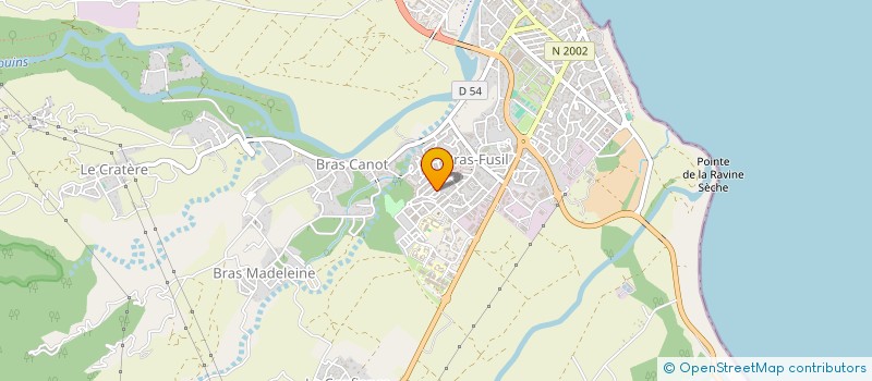 localisation de l'entreprise ASSOCIATION SPORTIVE DE BRAS FUSIL à SAINT-BENOIT