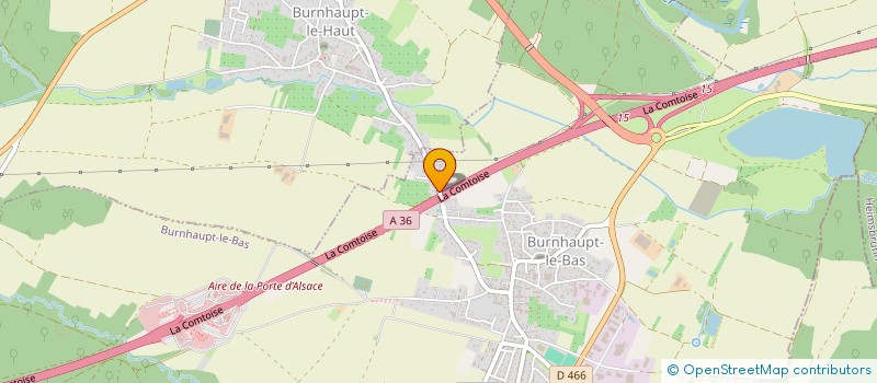 localisation de l'entreprise ASSOCIATION SPORTIVE DE BURNHAUPT-LE-BAS  BURNHAUPT-LE-BAS