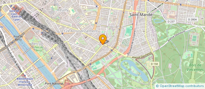 localisation de l'entreprise ASSOCIATION SPORTIVE DE CANNE D'ARME PARIS XI à ROMAINVILLE
