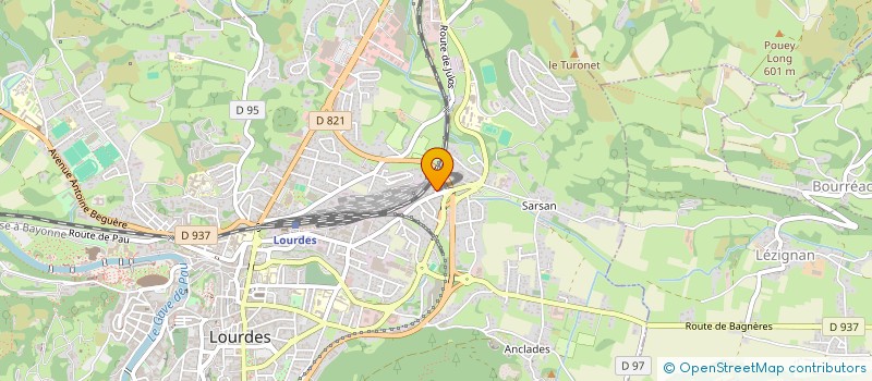 localisation de l'entreprise ASSOCIATION SPORTIVE DE CASTELLOUBON  JUNCALAS