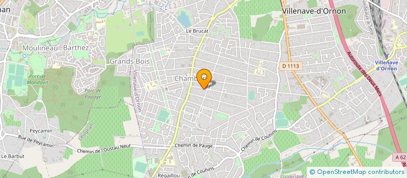 localisation de l'entreprise ASSOCIATION SPORTIVE DE CHAMBERY à VILLENAVE-D'ORNON