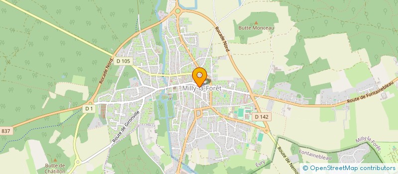 localisation de l'entreprise ASSOCIATION SPORTIVE DE CHAUDE VALLEE à MOIGNY-SUR-ECOLE