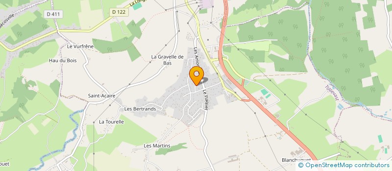 localisation de l'entreprise ASSOCIATION SPORTIVE DE CHERBOURG FOOTBALL  TOLLEVAST