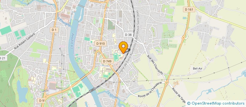 localisation de l'entreprise ASSOCIATION SPORTIVE DE COLLEGE GEORGE SAND DE CHATELLERAULT  CHATELLERAULT