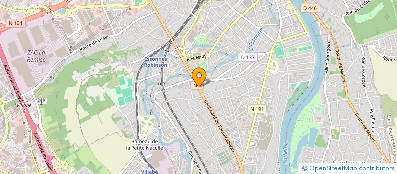 localisation de l'entreprise ASSOCIATION SPORTIVE DE CORBEIL ESSONNES PECHE à CORBEIL-ESSONNES