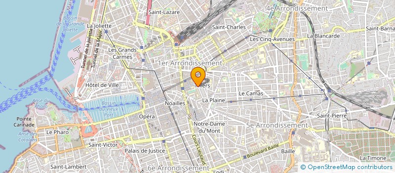 localisation de l'entreprise ASSOCIATION SPORTIVE DE FOOT EN SALLE SENAC  MARSEILLE