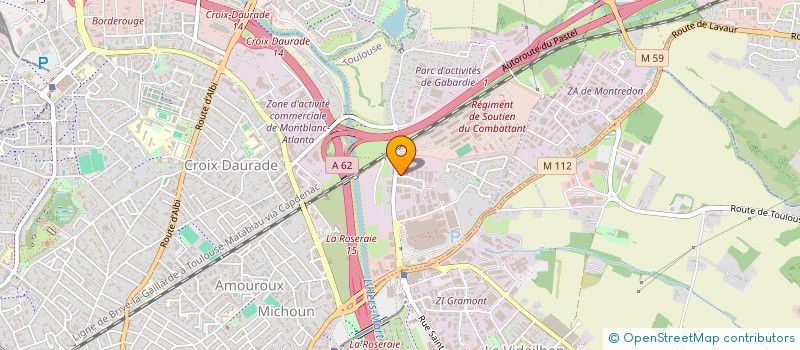 localisation de l'entreprise ASSOCIATION SPORTIVE DE FOOT MAS à TOULOUSE