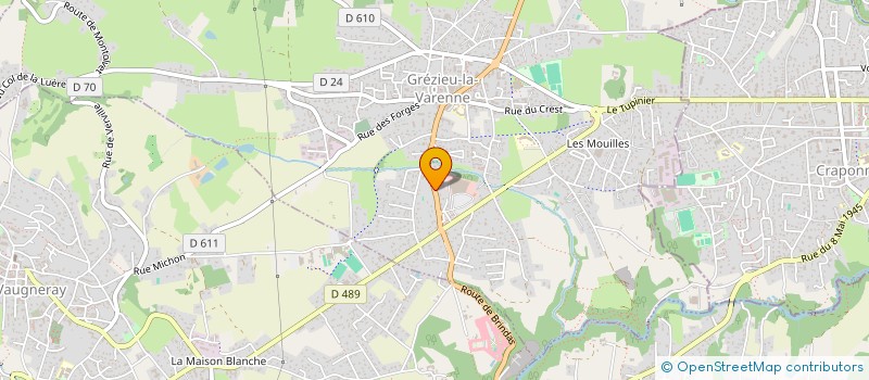 localisation de l'entreprise ASSOCIATION SPORTIVE DE GREZIEU à GREZIEU-LA-VARENNE
