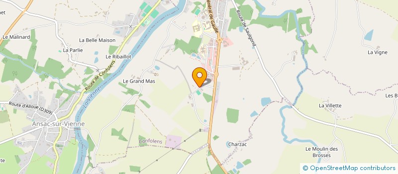 localisation de l'entreprise ASSOCIATION SPORTIVE DE JALLAIS à CONFOLENS