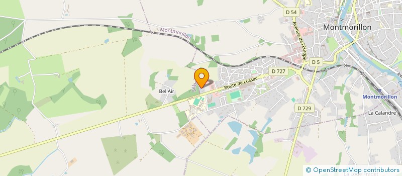 localisation de l'entreprise ASSOCIATION SPORTIVE DE JOUHET-PINDRAY  JOUHET