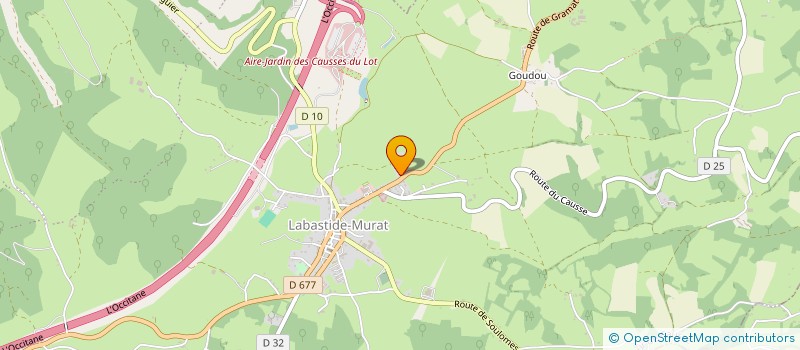 localisation de l'entreprise ASSOCIATION SPORTIVE DE KARTING  COEUR DE CAUSSE