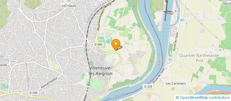 localisation de l'entreprise ASSOCIATION SPORTIVE DE L' ACADEMIE DE GOLF DE VILLENEUVE LEZ AVIGNON  VILLENEUVE-LES-AVIGNON