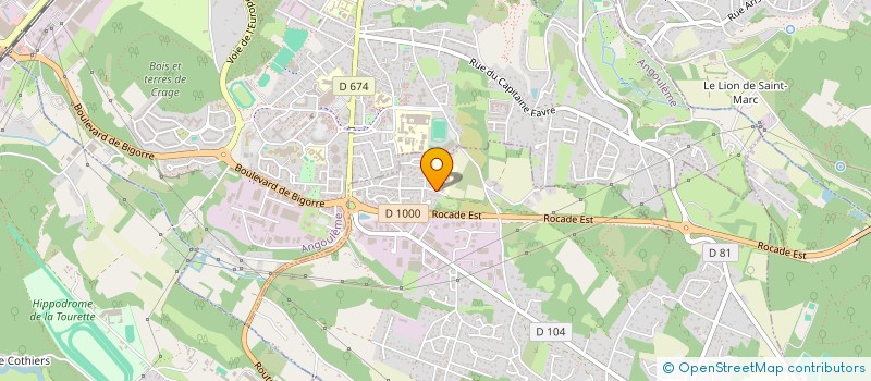 localisation de l'entreprise ASSOCIATION SPORTIVE DE L'E.R.E.A. (ETABLISSEMENT REGIONAL D'ENSEIGNEMENT ADAPTE) à PUYMOYEN