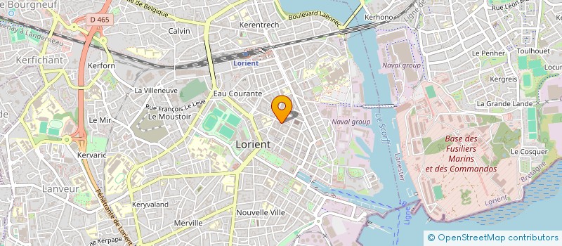 localisation de l'entreprise ASSOCIATION SPORTIVE DE L'ECOLE BISSON II  LORIENT